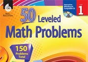 50 Leveled Math Problems Ebook