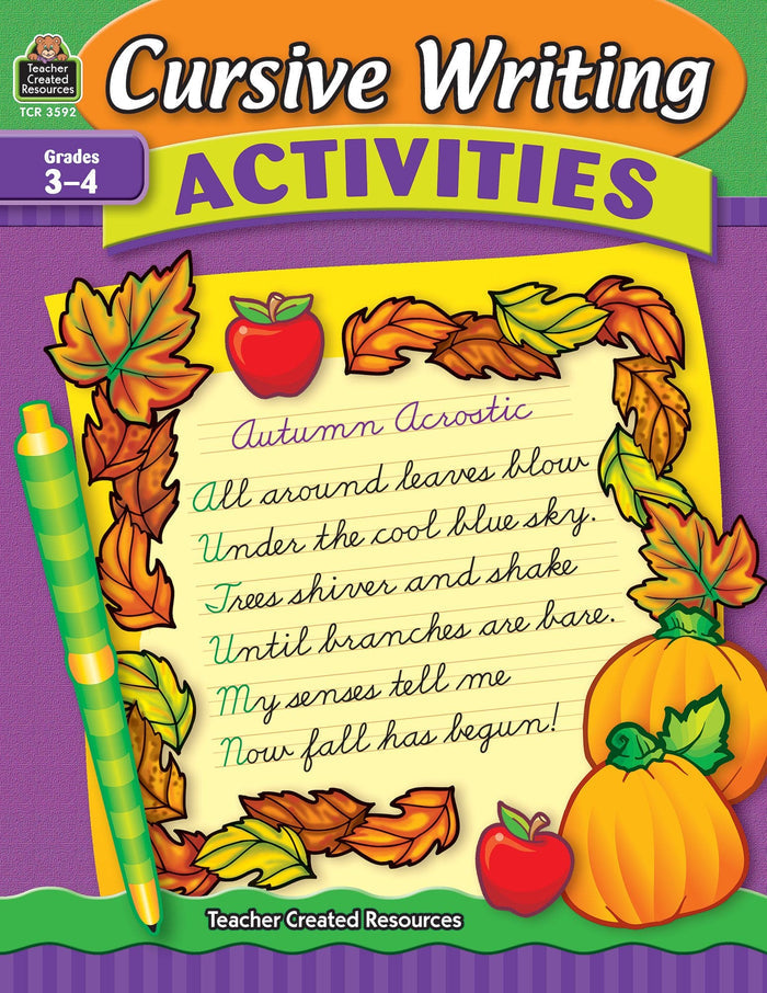 Cursive Writing Activities Ebook