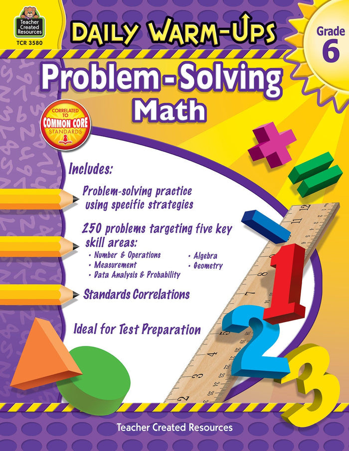 Daily Warm-Ups: Problem Solving Math Grade 6 Ebook