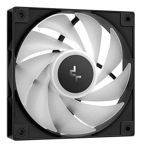 DeepCool AG400 Black ARGB V2 CPU Air Cooler, 120mm PWM Fan, 4 Direct Touch Heat Pipes, Addressable RGB, LGA1851/1700/1200, AM5/AM4 Compatible, High-Performance Single Tower Cooler