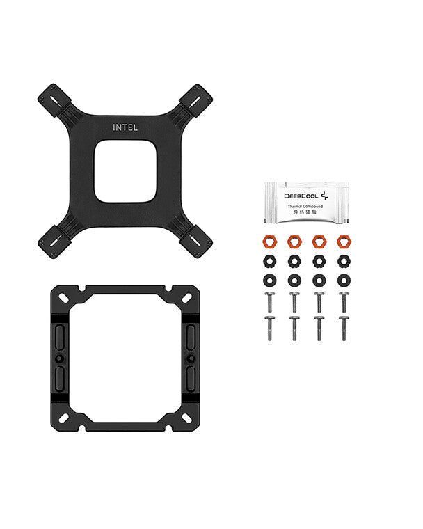 DeepCool AG400 Black ARGB V2 CPU Air Cooler, 120mm PWM Fan, 4 Direct Touch Heat Pipes, Addressable RGB, LGA1851/1700/1200, AM5/AM4 Compatible, High-Performance Single Tower Cooler