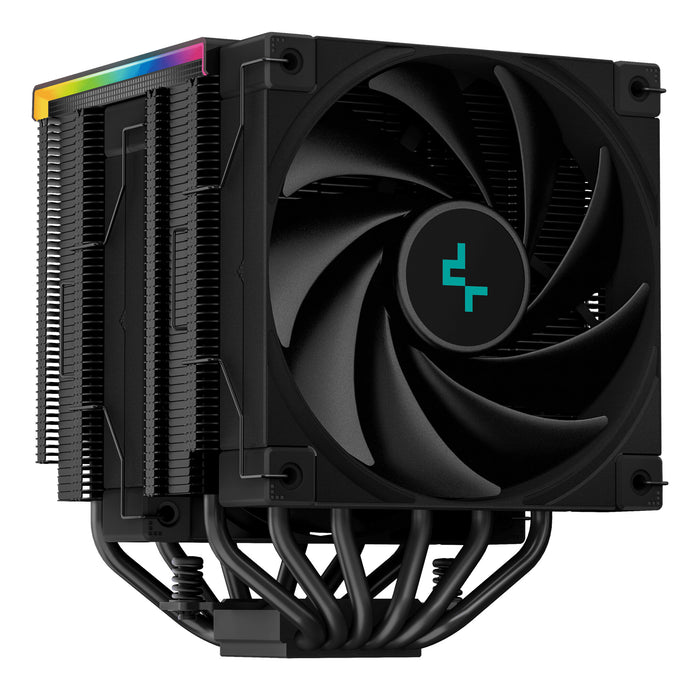DeepCool AK620 Digital CPU Cooler, Black, 2x 120mm Fan, Dual Tower, ARGB, 6x Direct Touch Copper Heatpipes, Intel/AMD
