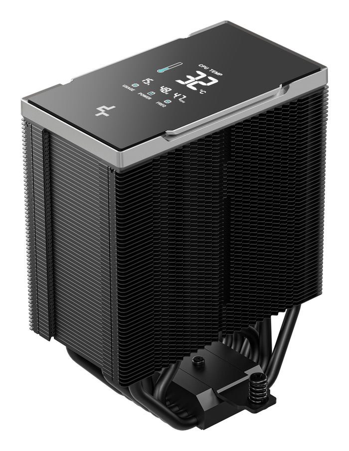DeepCool AK700 DIGITAL NYX CPU Cooler, Black, 1 x 120mm Fan,  7 x advanced  Copper Heatpipes, Intel/AMD