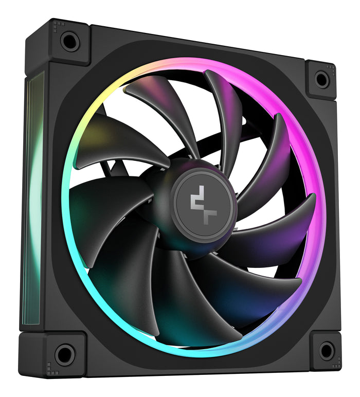 DeepCool FL12 120mm PWM 3 Pack Fan - High Performance, Low Noise, Fluid Dynamic Bearing, 36 ARGB LEDs, 500-2150 RPM, 55 CFM Airflow, 4-Pin PWM Control
