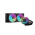 DeepCool LE240 V2 240mm Liquid CPU Cooler, Dual 120mm ARGB Fans, Anti-Leak Tech, Quiet Pump, High Performance for Intel & AMD Sockets