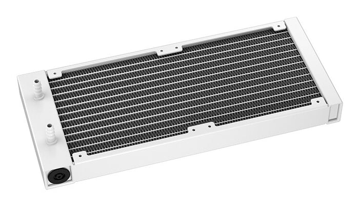 DeepCool LE240 V2 White 240mm Liquid CPU Cooler, Dual 120mm ARGB Fans, Anti-Leak Tech, Quiet Pump, High Performance for Intel & AMD Sockets