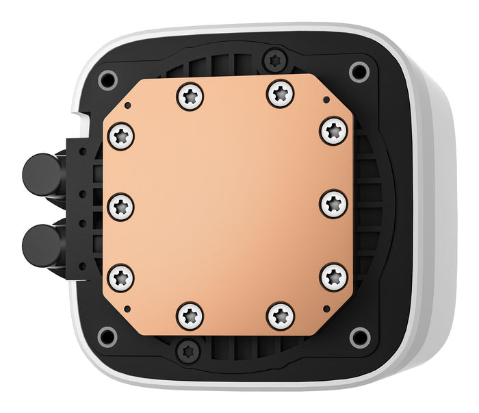 DeepCool LE360 V2 White 360mm Liquid CPU Cooler, Triple 120mm ARGB Fans, Anti-Leak Tech, Quiet High-Performance Pump, Compatible with Intel & AMD Sockets