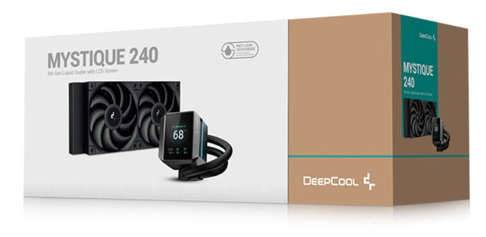 DeepCool Mystique 240 CPU Cooler, Personalized Cooling with 2.8" TFT LCD Screen and Enhanced Pump Performance, 5 year warranty