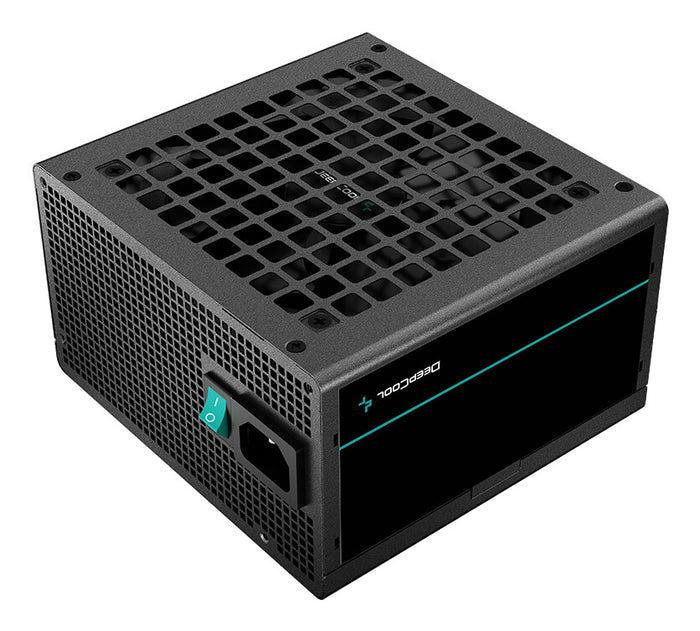 DeepCool PF400 80 PLUS Standard Power Supply 400W, Silent Hydraulic Bearing Fan, Reliable Protection, Flat Black Cables, 85% Efficiency