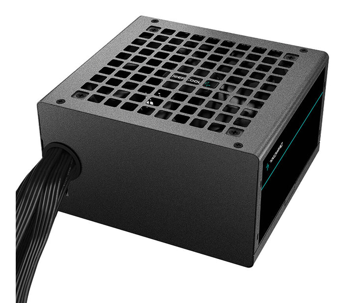 DeepCool PF400 80 PLUS Standard Power Supply 400W, Silent Hydraulic Bearing Fan, Reliable Protection, Flat Black Cables, 85% Efficiency