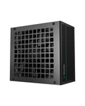DeepCool PF600 600W PSU, 120mm Silent Hydraulic Bearing Fan, 80 PLUS White, Non Modular, UK Plug, Flat Black Cables, Efficient & Affordable