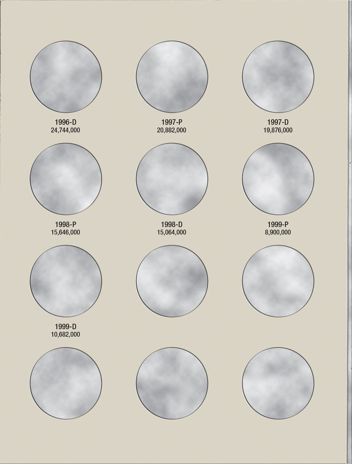 Harris Folder: Kennedy Half Dollars #2 1985-1999 #2697