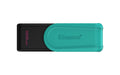 Kingston Technology DataTraveler 128GB Portable USB 3.2 Gen 1 Exodia S (Black/Turquoise)
