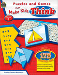 Puzzles and Games that Make Kids Think Grd 1 Ebook
