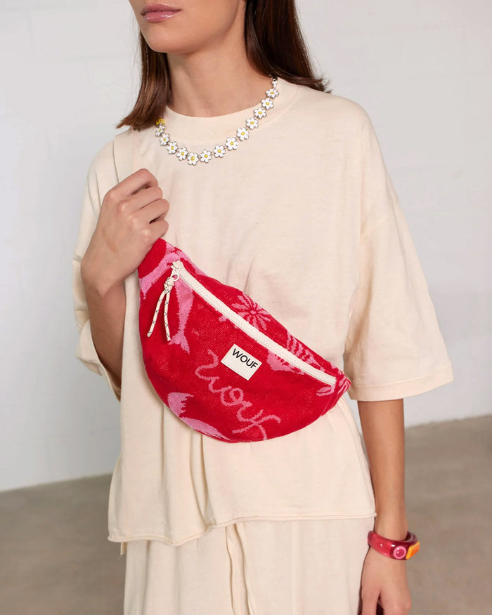Red & Pink Tulum Bum Bag