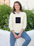 Sixteen Fashion Wool Crew Neck Sweater For Women-Off White-RT2275