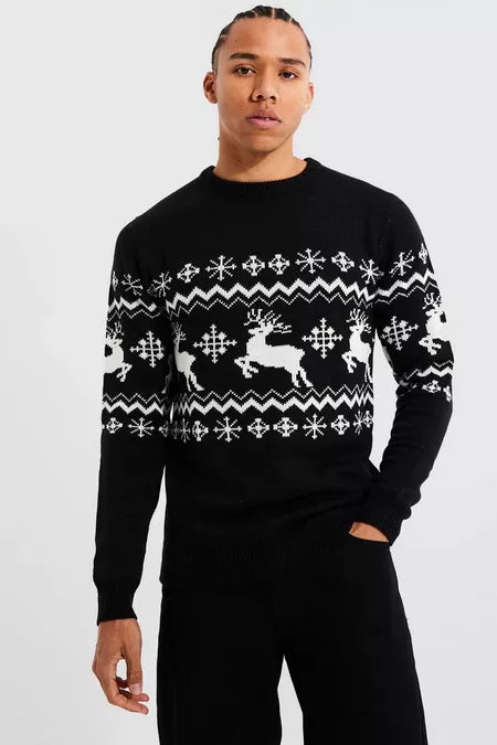UNICORN Men's sweater Christmas pattern Christmas s m l xl xxl
