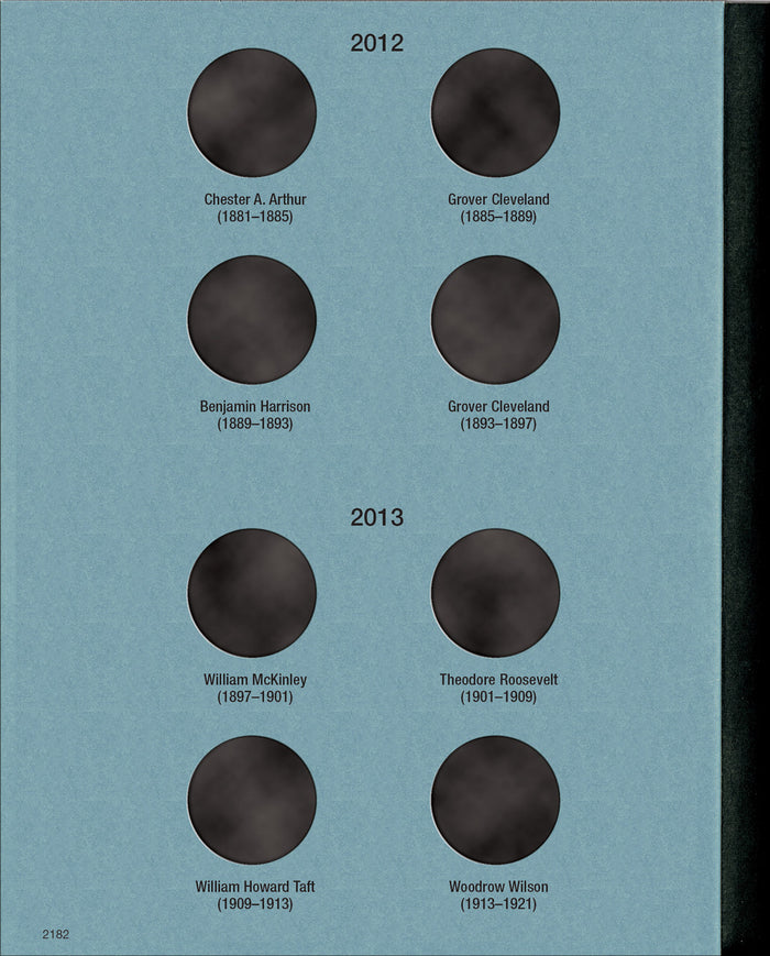 Whitman Folder Presidential Dollar #2 2012- #2182